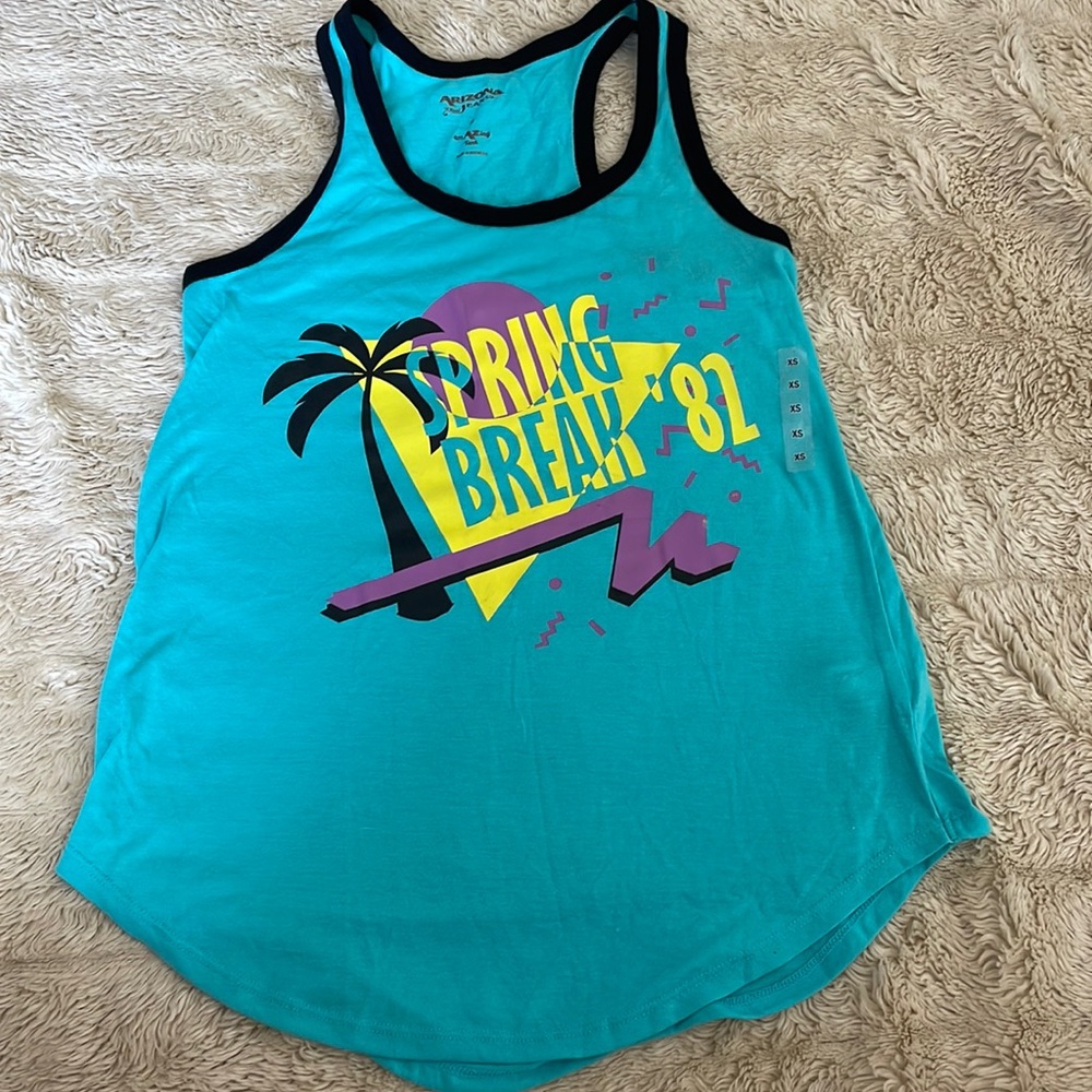 BLUE TANK TOP